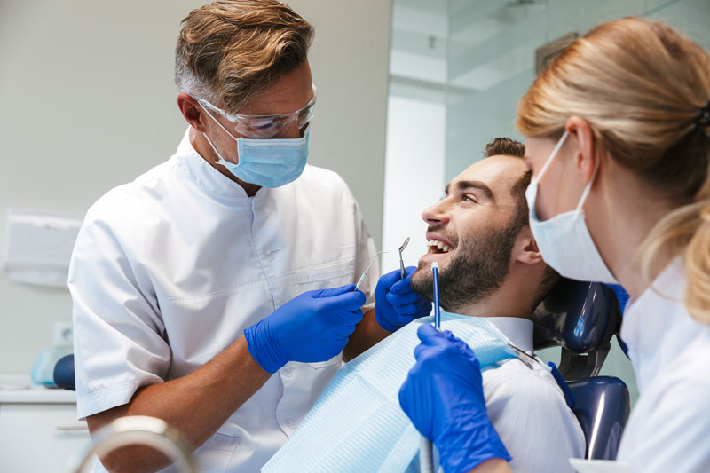 dentists and patient